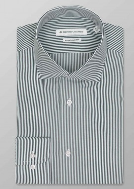 OXFORD COMPANY - Oxford Company ανδρικό πουκάμισο club με ριγέ σχέδιο Regular Fit
