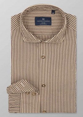 OXFORD COMPANY - Oxford Company ανδρικό sport πουκάμισο ριγέ Slim Fit