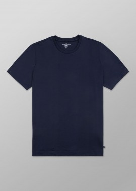 Oxford Company ανδρικό T-shirt μονόχρωμο Regular Fit - K310-MZ20.17 Μπλε Σκούρο
