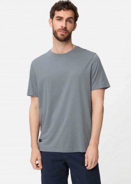CAMEL ACTIVE - Camel Active ανδρικό T-shirt με κεντημένο monogram Regular Fit - C261-409700-7T07 Γκρι