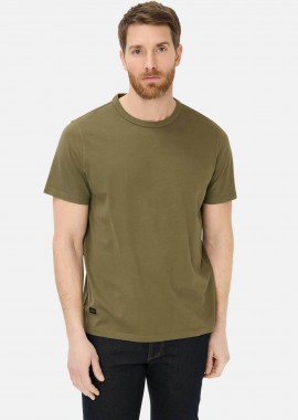 Camel Active ανδρικό T-shirt με print Regular Fit - C261-409700-7T27 Λαδί
