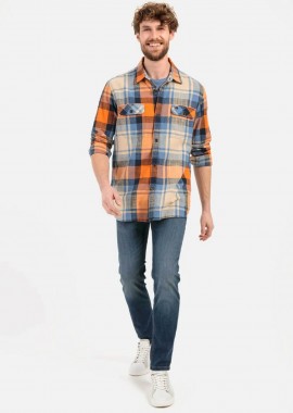 CAMEL ACTIVE - Camel Active ανδρικό τζιν παντελόνι πεντάτσεπο Slim Fit - C261NOS-488035-9D22 Denim Blue Σκούρο