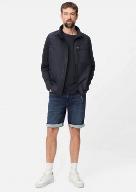 Camel Active ανδρική denim βερμούδα high stretch πεντάτσεπη Regular Fit - C261-498R30-7D15 Denim Blue Σκούρο