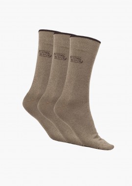 CAMEL ACTIVE - Camel Active σετ ανδρικές μακριές κάλτσες (3 ζευγάρια) - CA261NOS-6593 Μπεζ