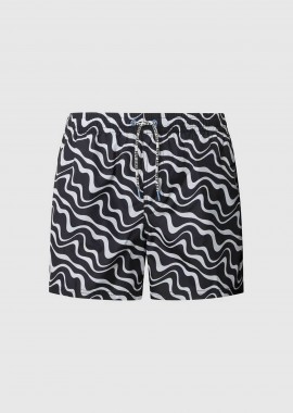 PEPE JEANS - Pepe Jeans ανδρικό μαγίο με all-over print - PMB10407 Μαύρο