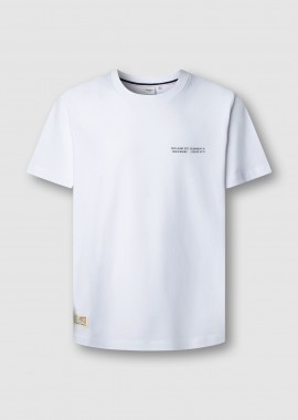 PEPE JEANS - Pepe Jeans ανδρικό T-shirt μονόχρωμο με logo print