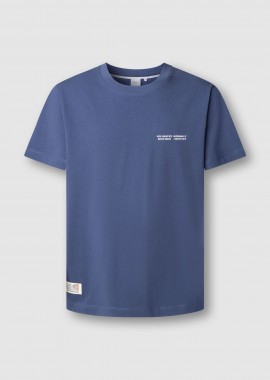 PEPE JEANS - Pepe Jeans ανδρικό T-shirt μονόχρωμο με logo print