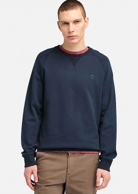 TIMBERLAND - Timberland ανδρική μπλούζα φούτερ με κεντημένο λογότυπο Regular Fit - TB0A2BNKZ021 Μπλε Σκούρο