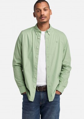 TIMBERLAND - Timberland ανδρικό πουκάμισο button down με κεντημένο tree logo Regular Fit