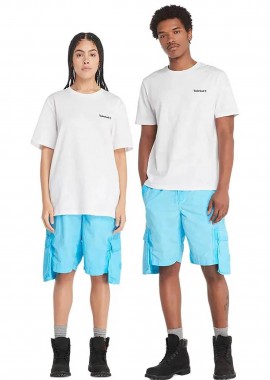 Timberland unisex T-shirt με λογότυπο Regular Fit 