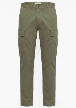 Timberland ανδρικό παντελόνι cargo twill Straight Fit - TB0A2PG95901 Χακί