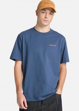 TIMBERLAND - Timberland ανδρικό T-shirt με print Authentic Fit '' Magnet Graphic'' - TB0A5MNVEYO1 Μπλε