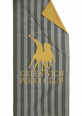 GREENWICH POLO CLUB - Greenwich Polo Club unisex πετσέτα θαλάσσης διπλής όψης 80 x 170 cm