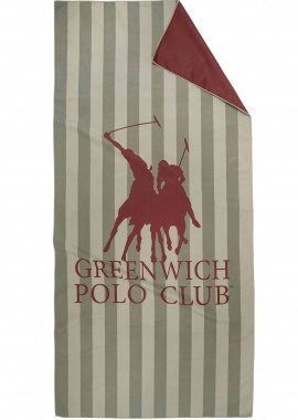 GREENWICH POLO CLUB - Greenwich Polo Club unisex πετσέτα θαλάσσης διπλής όψης 80 x 170 cm
