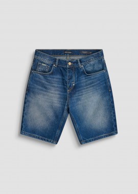 ANTONY MORATO - Antony Morato ανδρική denim βερμούδα πεντάτσεπη Slim Fit - DS07670169W2256 Denim Blue