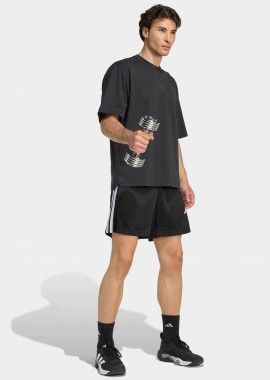 ADIDAS - Adidas ανδρικό αθλητικό σορτς πικέ Regular Fit