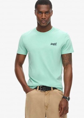 SUPERDRY & CO - Superdry ανδρικό T-shirt με κεντημένο λογότυπο Slim Fit