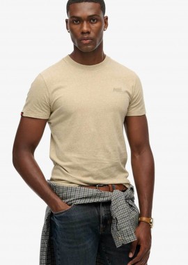 Superdry ανδρικό T-shirt με κεντημένο λογότυπο Slim Fit 