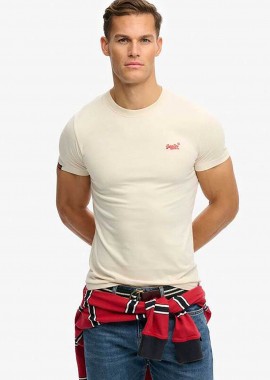 SUPERDRY & CO - Superdry ανδρικό T-shirt με κεντημένο λογότυπο Slim Fit