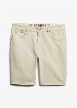SUPERDRY & CO - Superdry ανδρική denim βερμούδα πεντάτσεπη Straight Fit