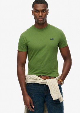 SUPERDRY & CO - Superdry ανδρικό T-shirt με κεντημένο λογότυπο Slim Fit