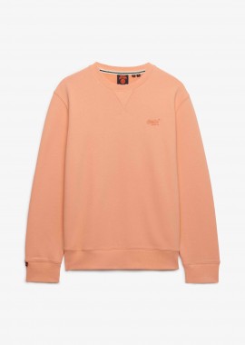 SUPERDRY & CO - Superdry ανδρική μπλούζα φούτερ με κεντημένο λογότυπο Relaxed Fit