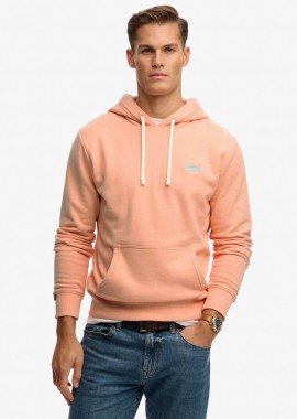 Superdry ανδρική μπλούζα φούτερ με κουκούλα και κεντημένο λογότυπο Loose Fit 