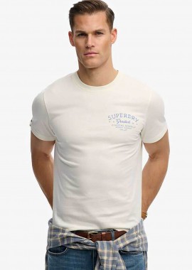 SUPERDRY & CO - Superdry ανδρικό T-shirt με print Relaxed Fit