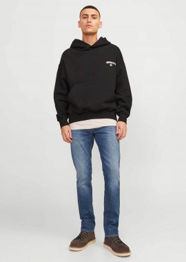 JACK & JONES ανδρικό τζην παντελόνι πεντάτσεπο Slim Fit 