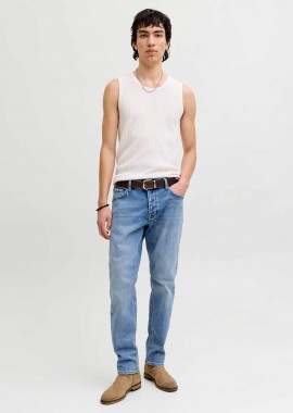 JACK & JONES - JACK & JONES ανδρικό τζιν παντελόνι πεντάτσεπο Relaxed Fit