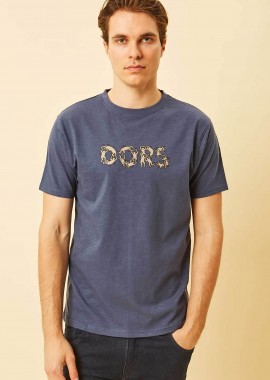 DORS - DORS ανδρικό T-shirt με graphic logo Regular Fit - 1140026.C01 Μπλε Σκούρο