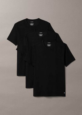 CALVIN KLEIN - Calvin Klein σετ ανδρικά φανελάκια (3 τεμάχια) - LV00NB4185 Μαύρο