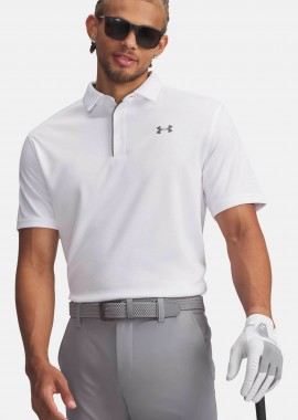 Under Armour ανδρική μπλούζα πόλο με monogram Loose Fit 