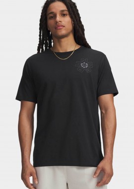 Under Armour ανδρικό T-shirt με graphic logo Loose Fit 
