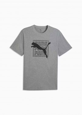 Puma ανδρικό T-shirt με λογότυπο Regular Fit 