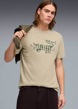 Puma ανδρικό T-shirt με λογότυπο Regular Fit 