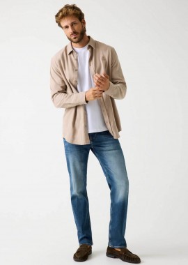GUESS - Guess ανδρικό τζιν παντελόνι Slim Fit - M2YAN2D4Q42 Denim Blue