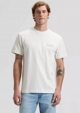 LEE - Lee® ανδρικό T-shirt με λογότυπο και lettering στο πίσω μέρος Relaxed Fit