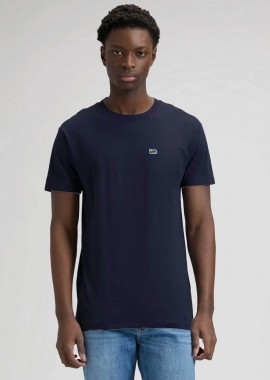 Lee® ανδρικό T-shirt με logo print Regular Fit - 112376603 Μπλε Σκούρο