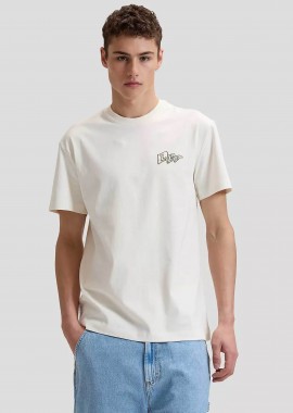 LEE - Lee® ανδρικό T-shirt με logo flag print Regular Fit - 112376394 Υπόλευκο