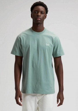 LEE - Lee® ανδρικό T-shirt με logo print Regular Fit - 112376467 Πράσινο Ανοιχτό