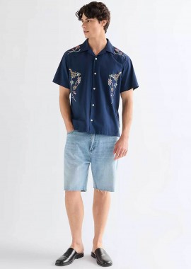 Wrangler® ανδρική denim βερμούδα πεντάτσεπη Regular Fit 