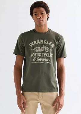 Wrangler® ανδρικό T-shirt με print Regular Fit 