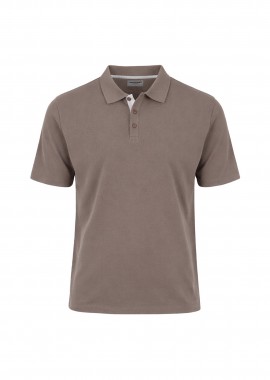 Seinse ανδρική μπλούζα πόλο μονόχρωμη Regular Fit - PE3280SS 126 Καφέ Ανοιχτό