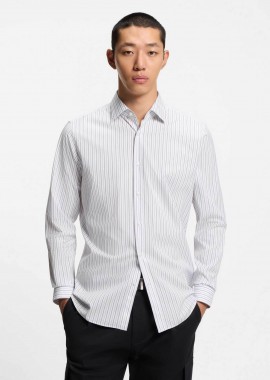 Hugo Boss ανδρικό πουκάμισο με ριγέ σχέδιο Modern Fit 