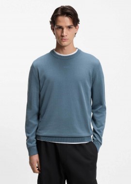 HUGO - Hugo Boss ανδρική μπλούζα με ανάγλυφο logo