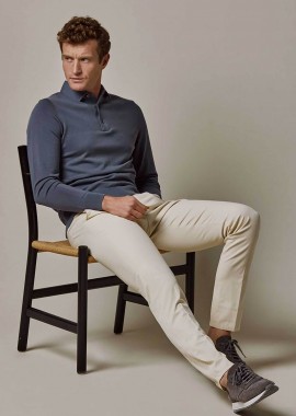 PROFUOMO - Profuomo ανδρικό chino παντελόνι μονόχρωμο Slim Fit