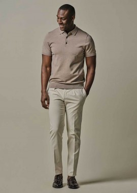 Profuomo ανδρικό chino παντελόνι Relaxed Fit - PP2Q00004A Μπεζ