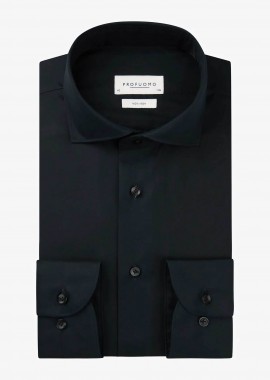Profuomo ανδρικό πουκάμισο μονόχρωμο Slim Fit - PP2H00010C Σκούρο Μπλε