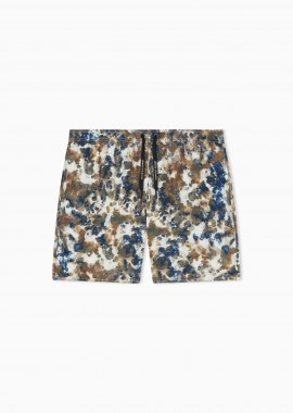 Armani Exchange ανδρικό μαγιό σορτς με all-over print - XM000832AF22687 Καφέ